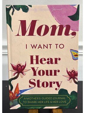 Hardcover-Book A Mothers Guided Journal For Sharing Her Life Love & Legacy Gift